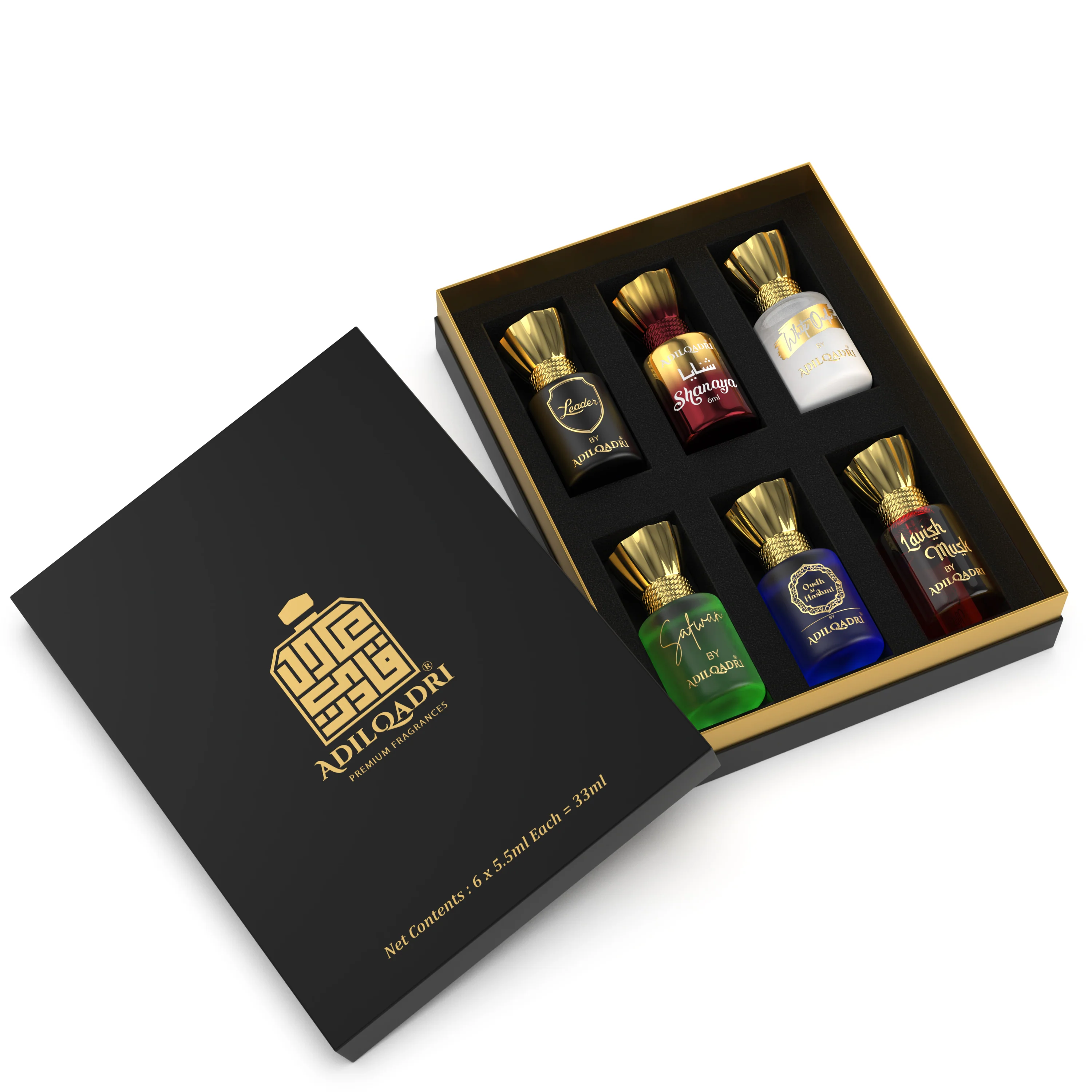 Assorted Luxury Attar Perfume Gift Set (6 × 5.5Ml) - Image 3