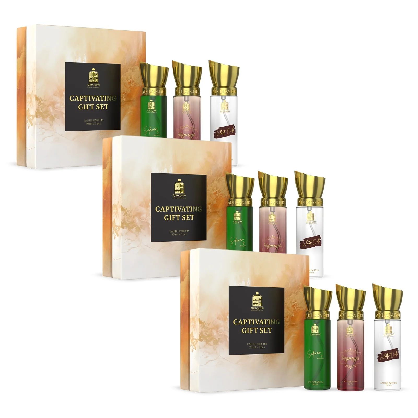 Captivating Trio 3 Pcs Set Of Premium Perfume Spray - Image 8