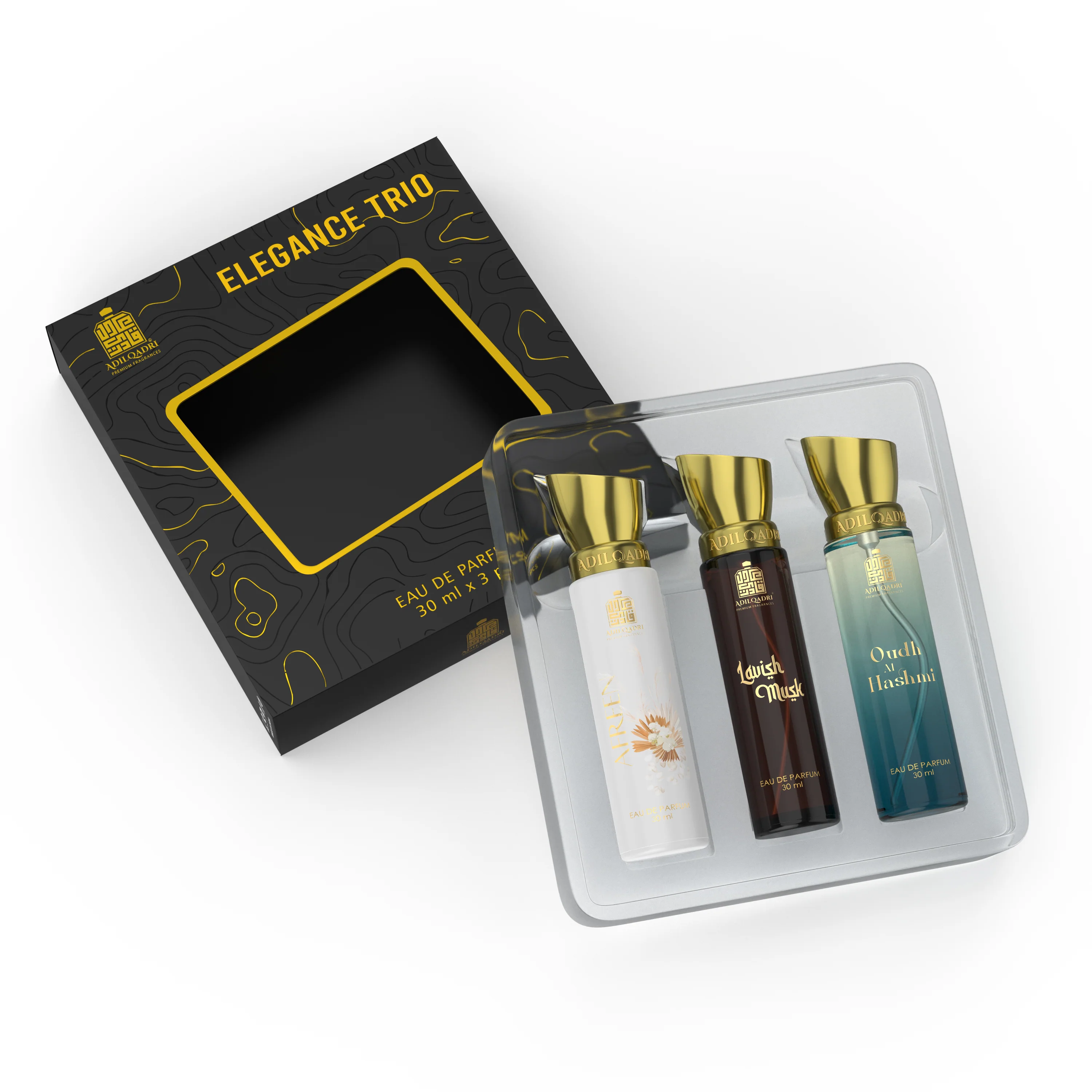 Elegance Trio 3 Pcs Premium Perfume Spray 30ml x 3 - Image 4