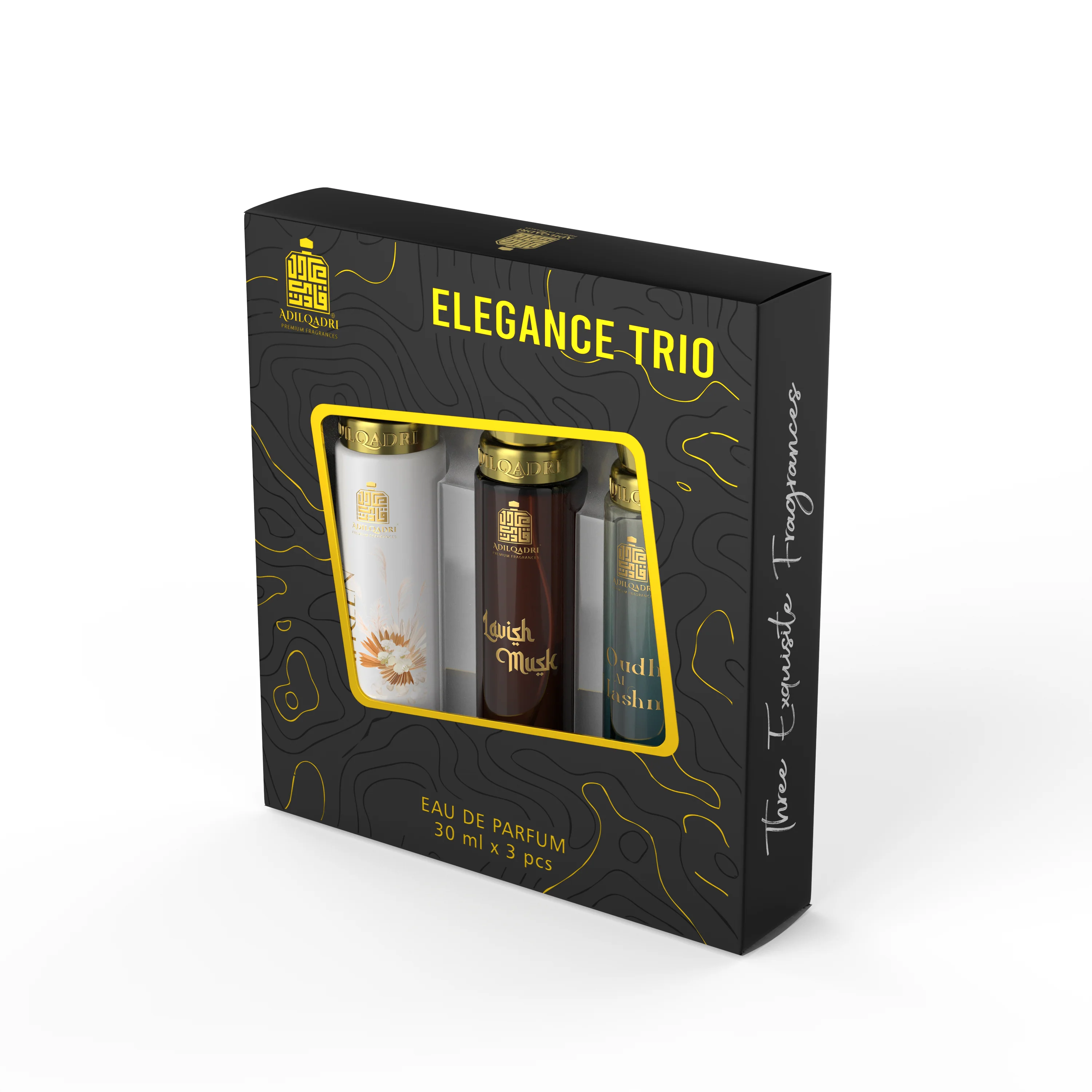 Elegance Trio 3 Pcs Premium Perfume Spray 30ml x 3 - Image 6