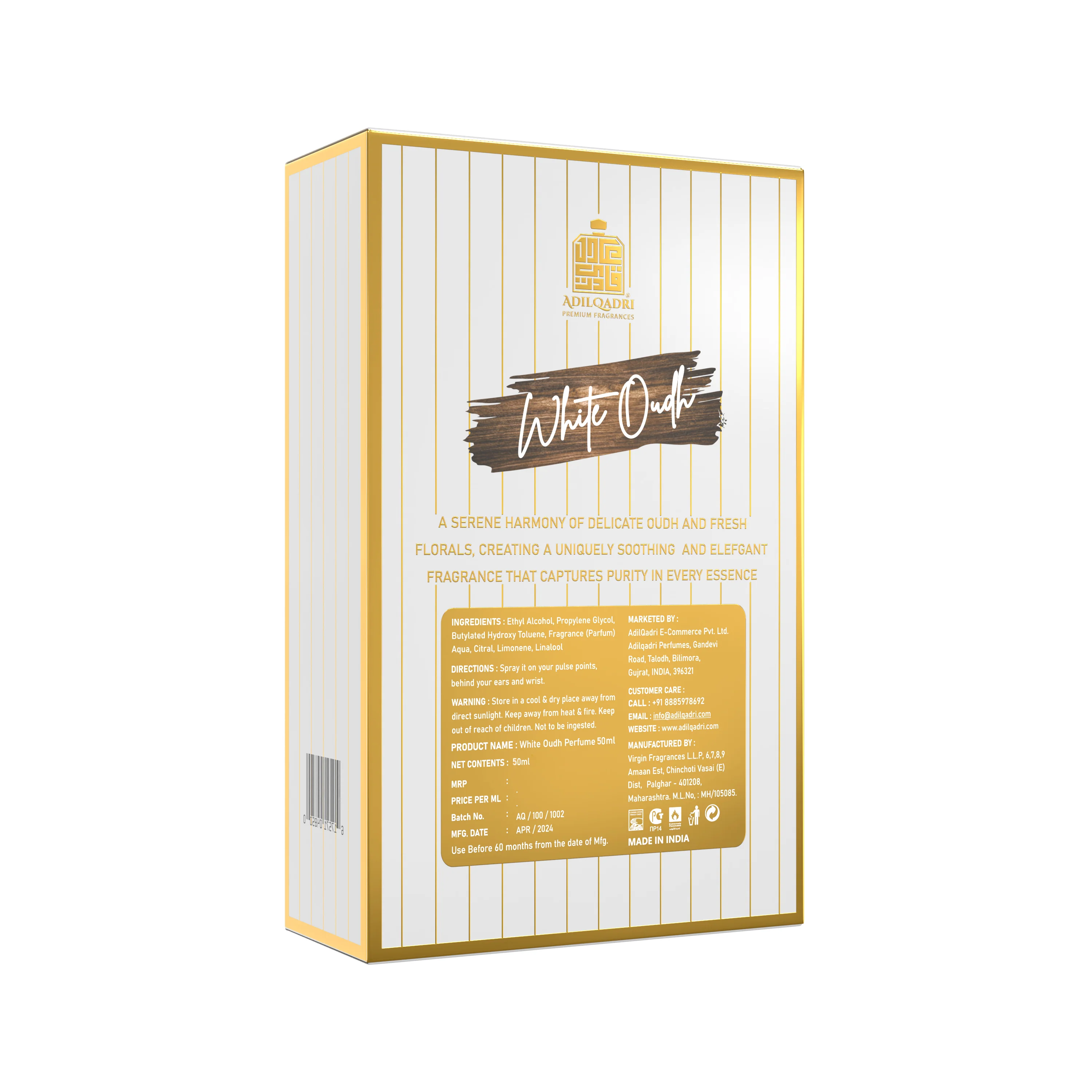 White Oudh Perfume Spray 50 ML - Image 16